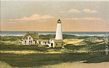 Great Canvas Paintings - Great Point Lighthouse, Nantucket, Massachusetts